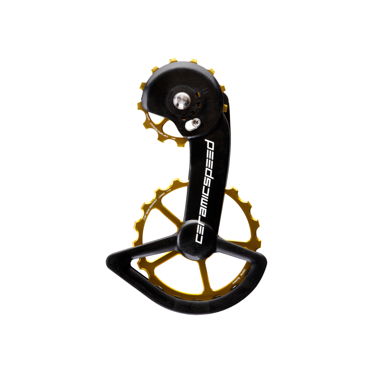 CeramicSpeed OSPW X GRX810/815 + RX800/805 Oversized aizmugurējā pārslēdzēja rullīši ar kāju | Standard | Zelts