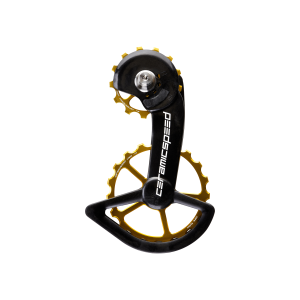 CeramicSpeed OSPW Dura Ace 9250 - Ultegra 8150 Oversized aizmugurējā pārslēdzēja rullīši ar kāju | Coated | Zelts