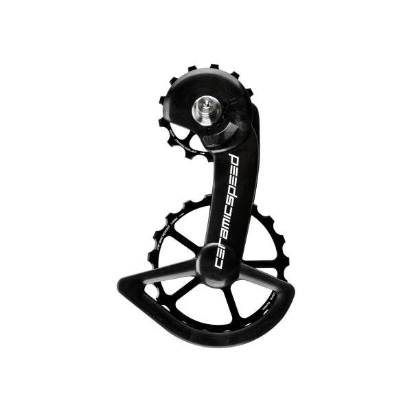 CeramicSpeed OSPW Dura Ace 9250 - Ultegra 8150 Oversized aizmugurējā pārslēdzēja rullīši ar kāju | Coated | melns