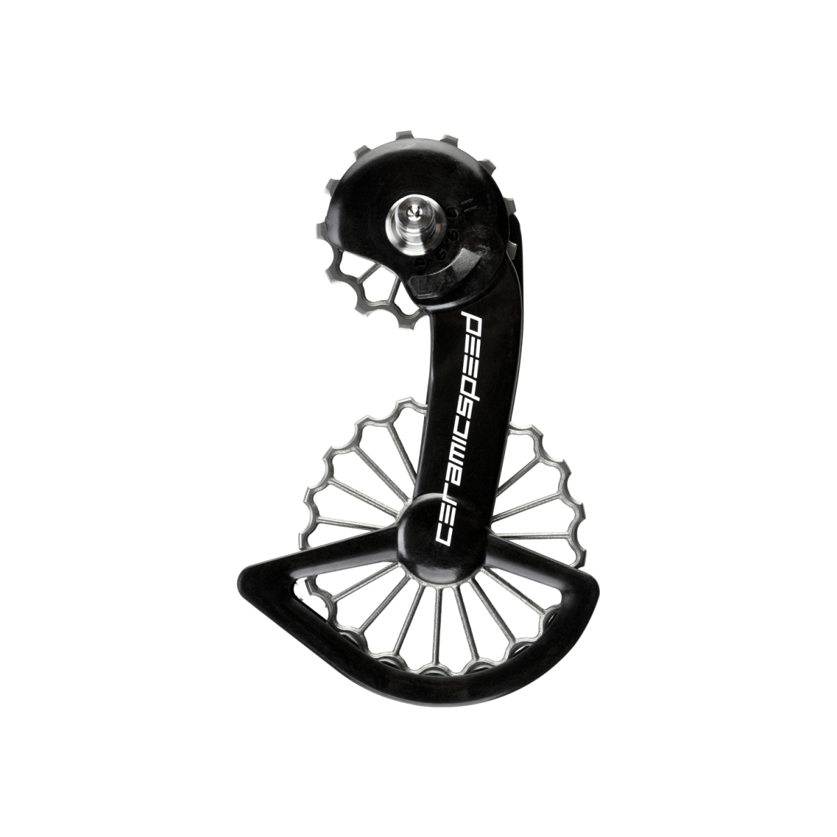 CeramicSpeed 3D drukātā Ti OSPW Dura Ace 9250 - Ultegra 8150 Oversized aizmugurējā pārslēdzēja rullīši ar kāju | Pārklājums | Titāns