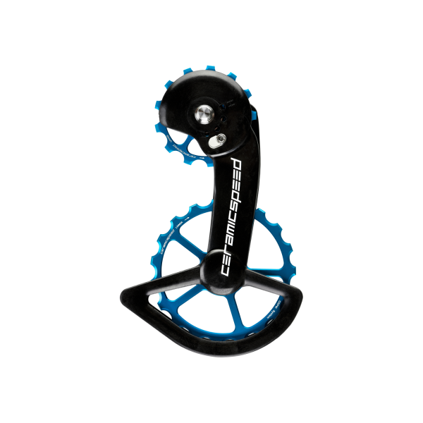 CeramicSpeed OSPW X GRX810/815 + RX800/805 Oversized aizmugurējā pārslēdzēja rullīši ar kāju | Standard | Zila