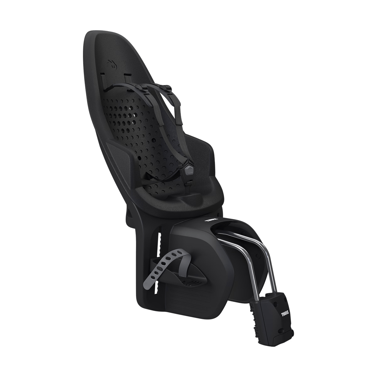 Thule Yepp 2 Maxi uz rāmja montējams bērnu velosipēda sēdeklis | Midnight Black