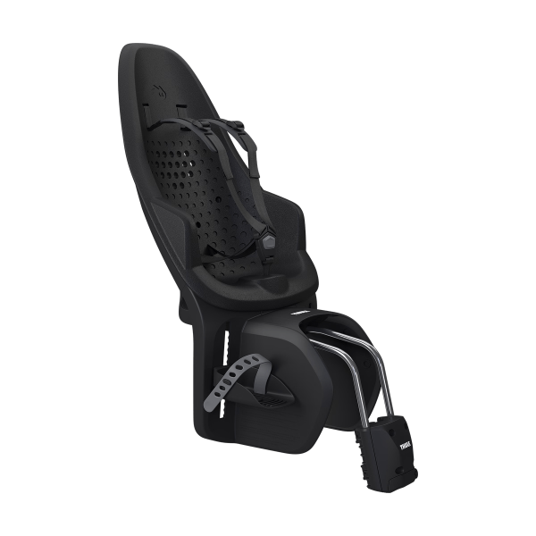 Thule Yepp 2 Maxi uz rāmja montējams bērnu velosipēda sēdeklis | Midnight Black