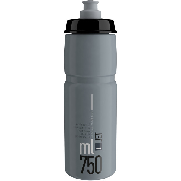 Elite Jet pudele 750 ml | Pelēka - melna