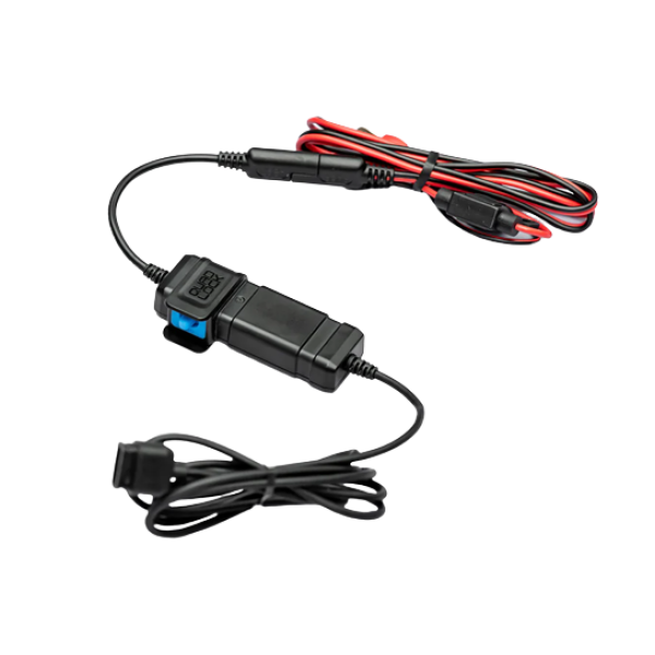 Quad Lock® ūdensnecaurlaidīgs 12 V uz USB viedā adaptera adapteris Quad Lock® ūdensnecaurlaidīgs 12 V uz USB viedā adaptera adapteris