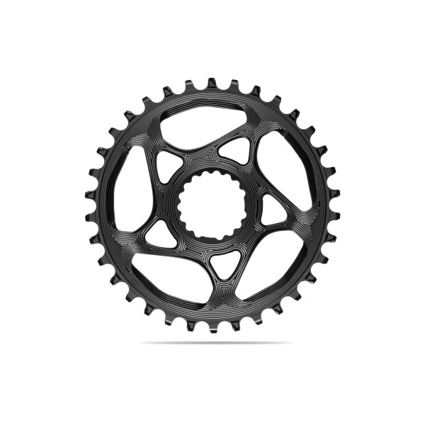 AbsoluteBlack Cannondale Round Hollowgram zobrats | DM | 1x11/10/9 ātrumi | Black AbsoluteBlack Cannondale Round Hollowgram zobrats | DM | 1x11/10/9 ātrumi | Black
