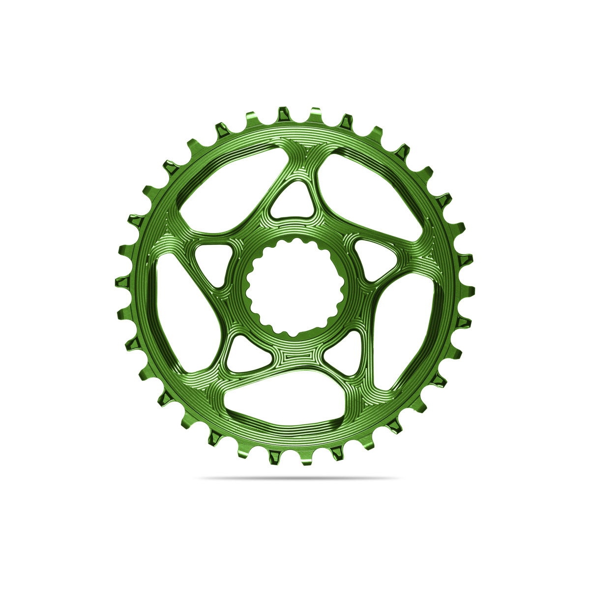 AbsoluteBlack Cannondale Round Hollowgram zobrats | DM | 1x11/10/9 ātrumi | Zaļš