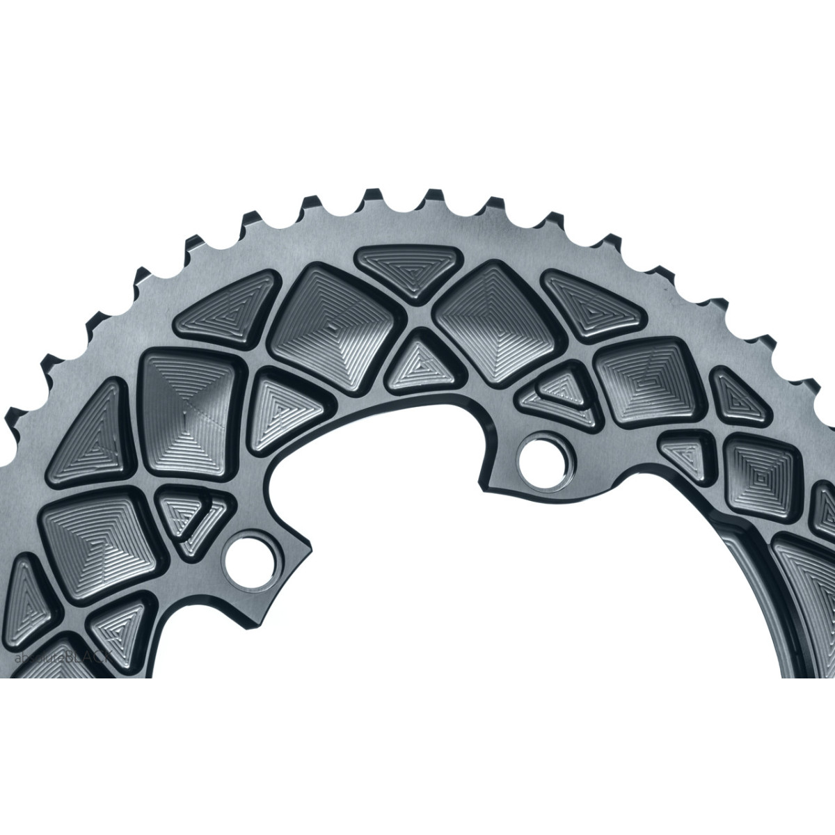 AbsoluteBlack Road Oval Premium 110BCD 2X 9100 / 8000 / 7000 zobrats / Pelēks