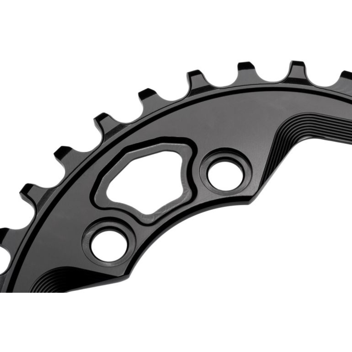 AbsoluteBlack ROTOR ovāls zobrats | 76 BCD | 1x12/11/10/9 ātrumi