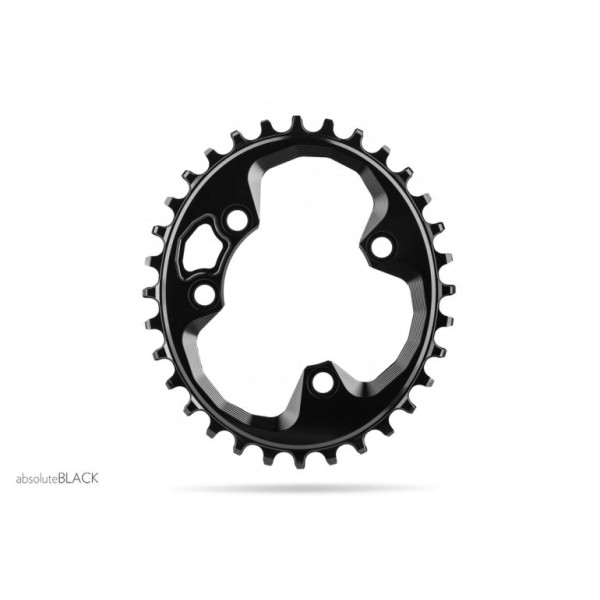 AbsoluteBlack ROTOR ovāls zobrats | 76 BCD | 1x12/11/10/9 ātrumi