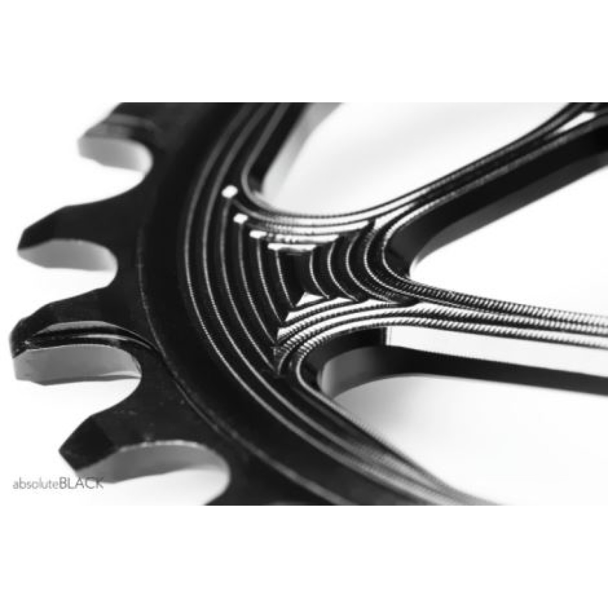 AbsoluteBlack apaļais GXP zobrats | 3 mm nobīde | DM | 1x12/11/10 ātrumu