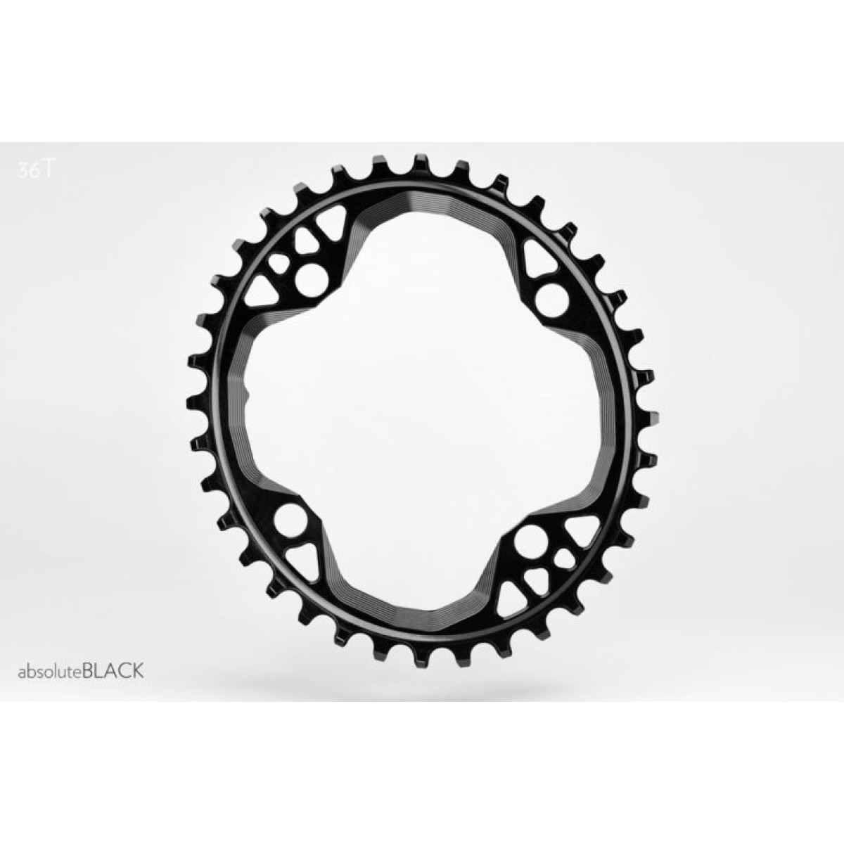 AbsoluteBlack Shimano OVAL zobrats | 6 mm nobīde | 104 BCD | 1x12/11/10 ātrumu