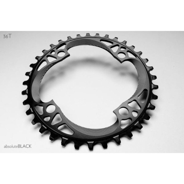AbsoluteBlack Shimano apaļais zobrats | 104 BCD | 1x12/11/10 ātrumu AbsoluteBlack Shimano apaļais zobrats | 104 BCD | 1x12/11/10 ātrumu