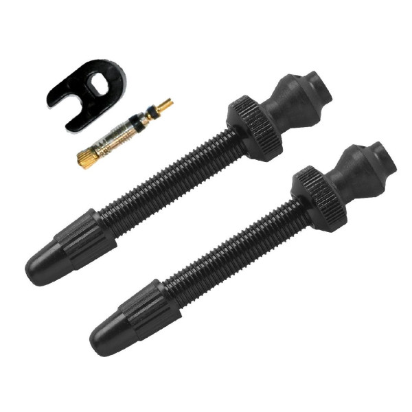 Barbieri ventiļu komplekts | SV 45 mm | 2 gabali | Melns Barbieri ventiļu komplekts | SV 45 mm | 2 gabali | Melns