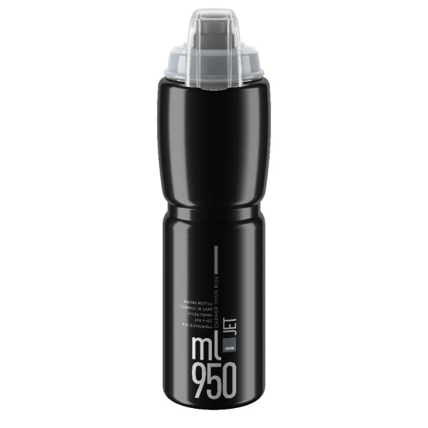Elite Jet Plus pudele 950 ml | Melna - pelēka