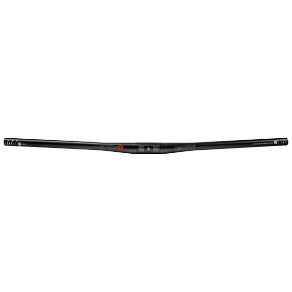 Ergotec Flat stūre | Ø  31.8 | 0mm Rise | Safety Level 6 | Black