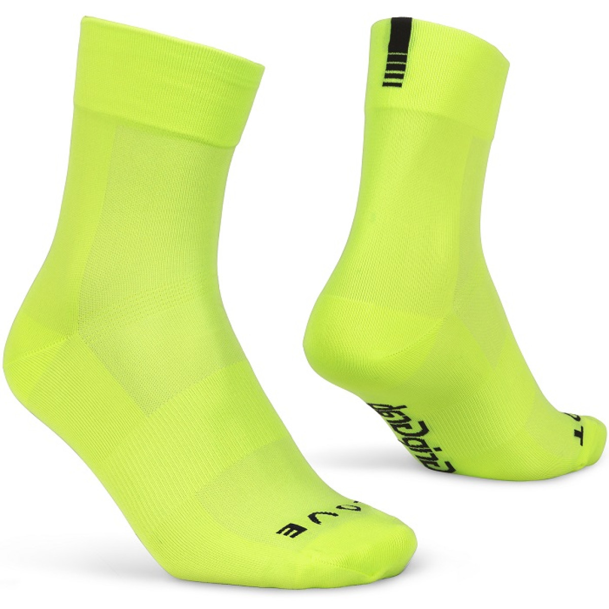 GripGrab Vieglas SL zeķes | Yellow Hi-Vis
