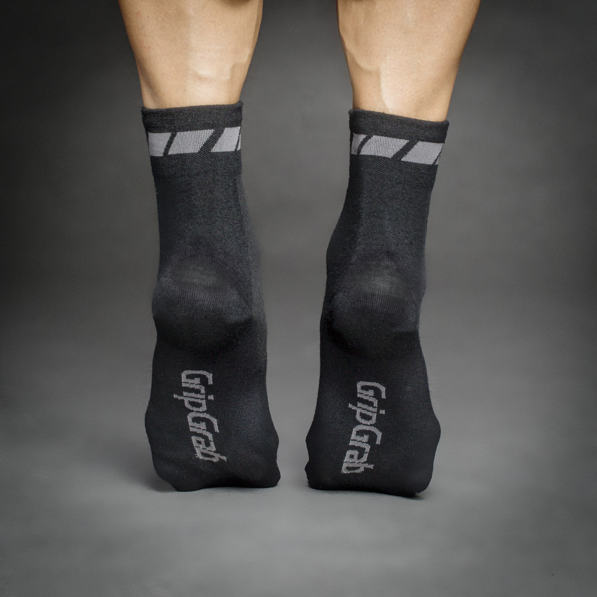 GripGrab Merino zeķes regulāra piegriezuma | Black