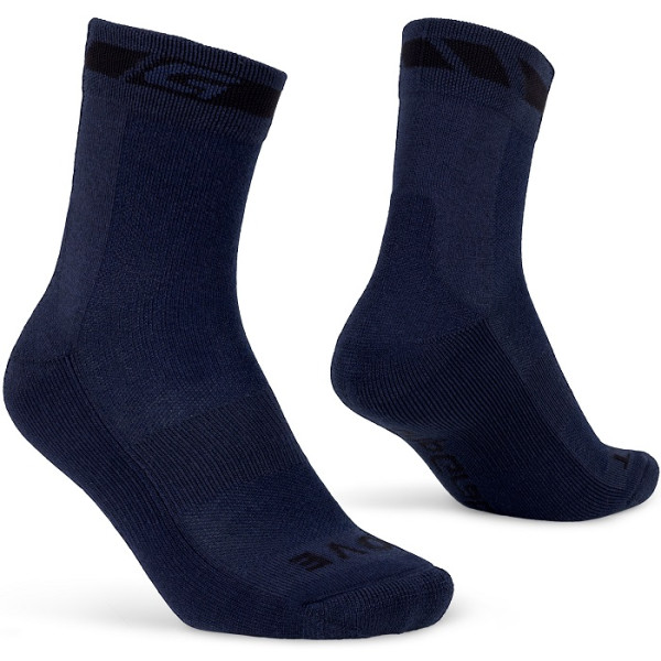 GripGrab Merino ziemas zeķes | Navy Blue