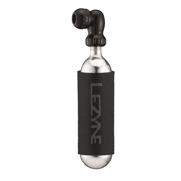 Lezyne Twin Speed Drive CO2 kasetņu pumpis 16 g | Melns spīdums