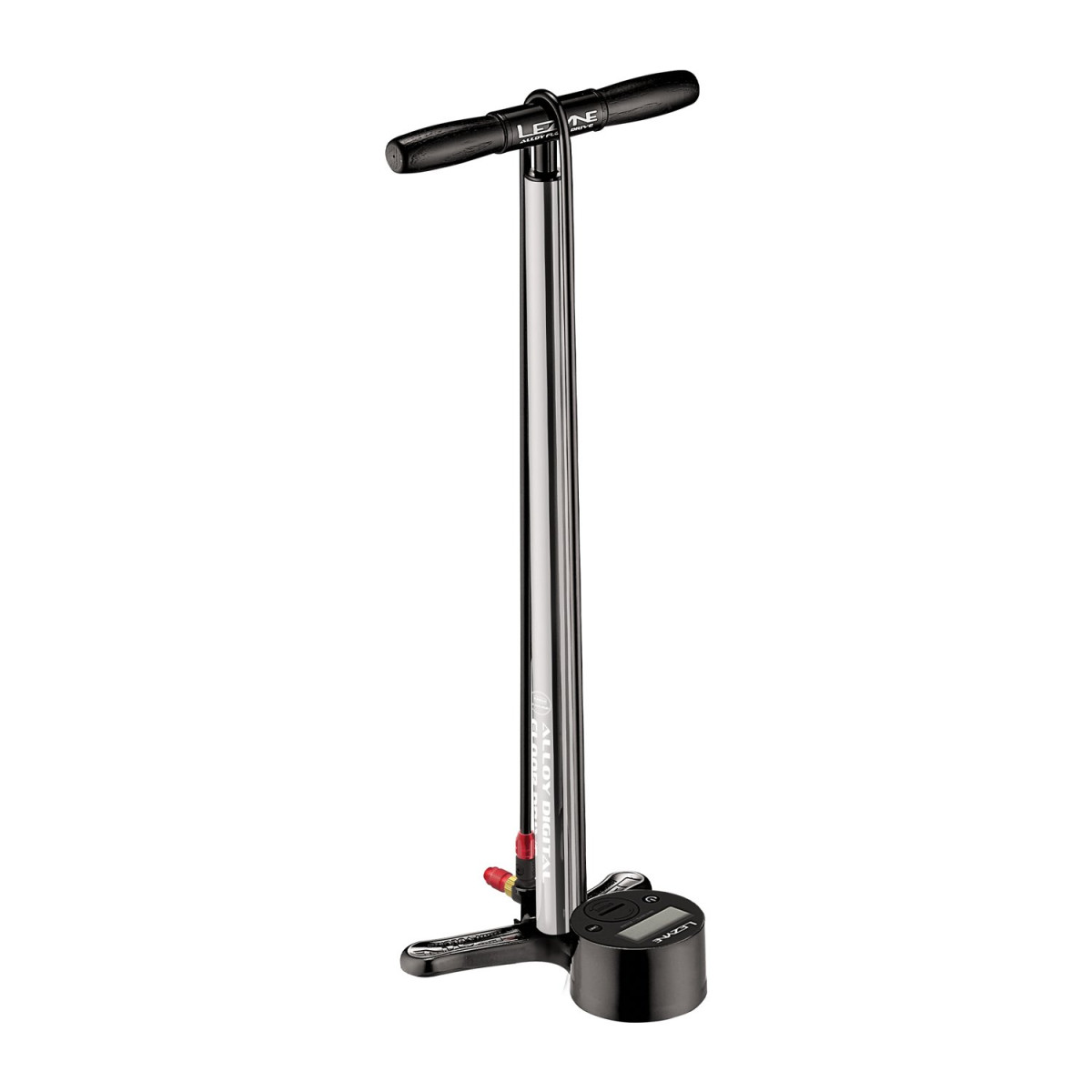 Lezyne Alloy Digital Drive 3.5 grīdas pumpis | Gloss Silver