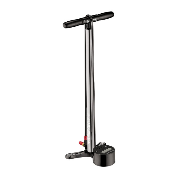 Lezyne Alloy Digital Drive 3.5 grīdas pumpis | Gloss Silver Lezyne Alloy Digital Drive 3.5 grīdas pumpis | Gloss Silver
