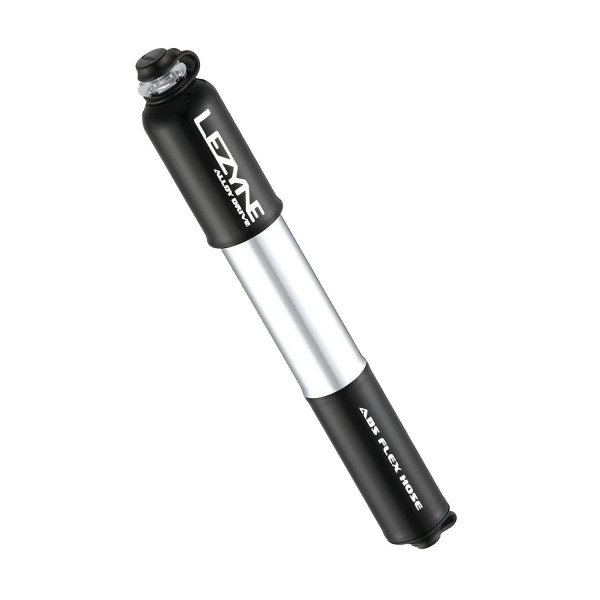 Lezyne Alloy Drive vidējais mini pumpis | Melns spīdums