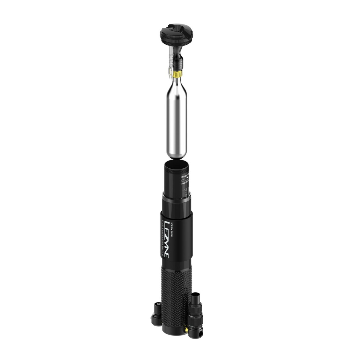 Lezyne CNC bezkameru piedziņas pumpis