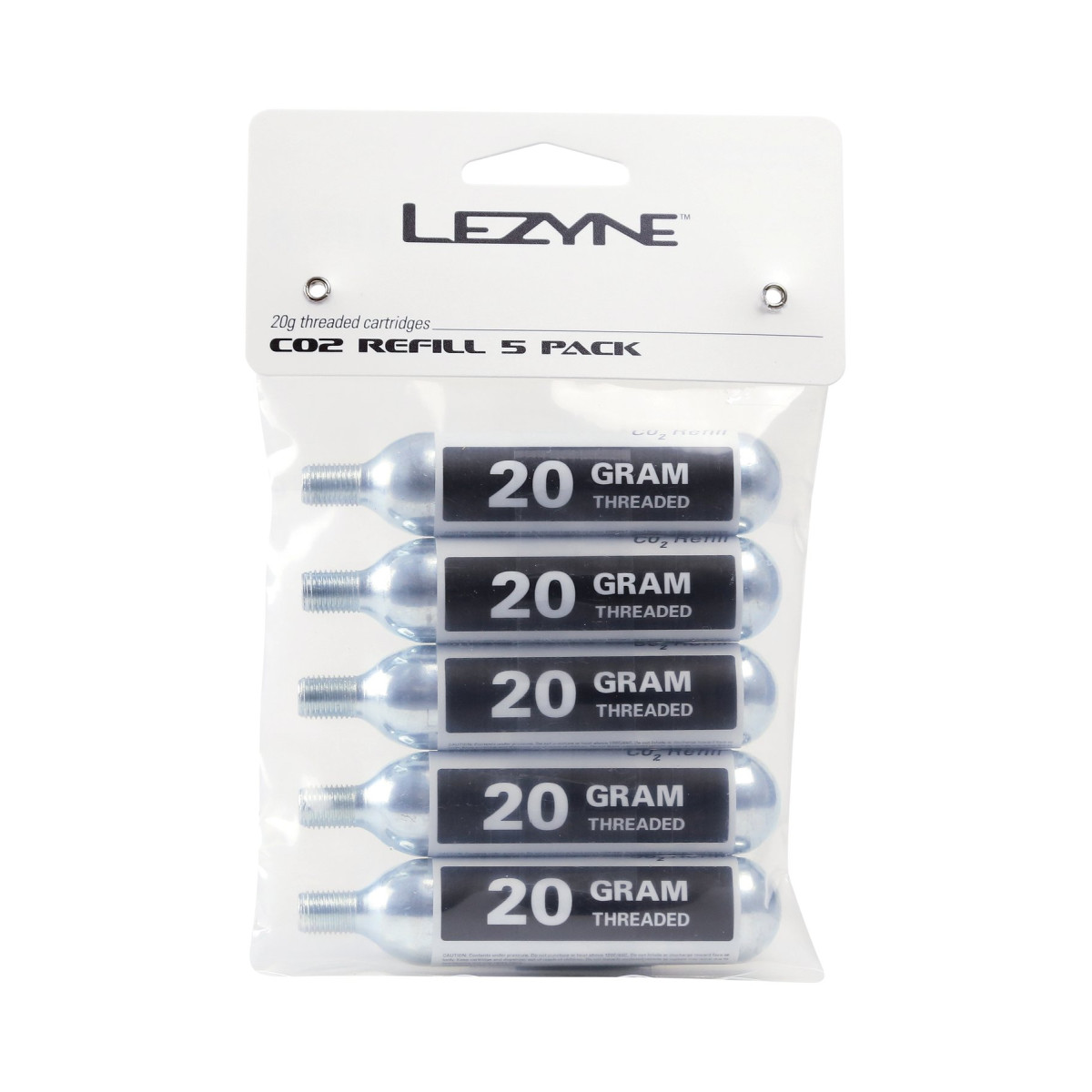Lezyne CO2 kasetne 20 g | 5 gab.