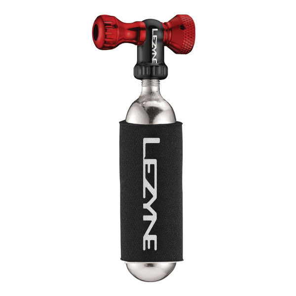 Lezyne Control Drive CO2 kasetņu pumpis 16 g | Sarkans spīdums