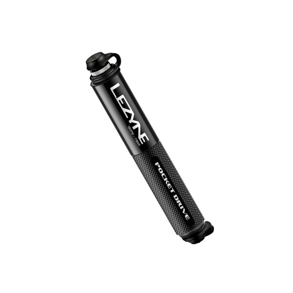 Lezyne Pocket Drive Mini pumpis | Melns Lezyne Pocket Drive Mini pumpis | Melns