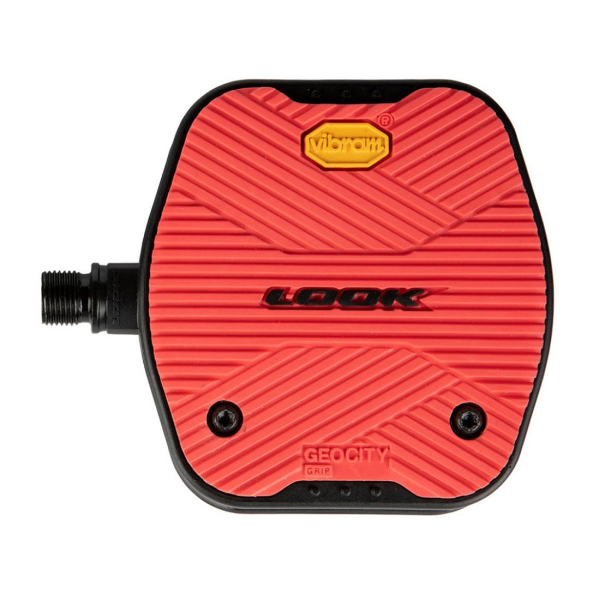 Look Geo City Grip pedāļi | Sarkans