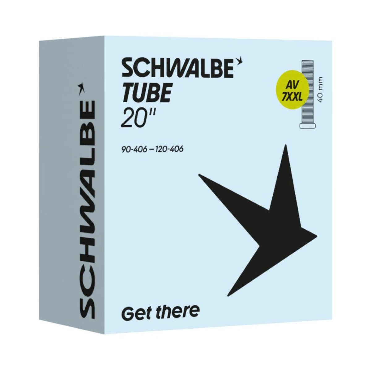 Schwalbe 20" kamera 7XXL | AV 40 mm | 90/120-406