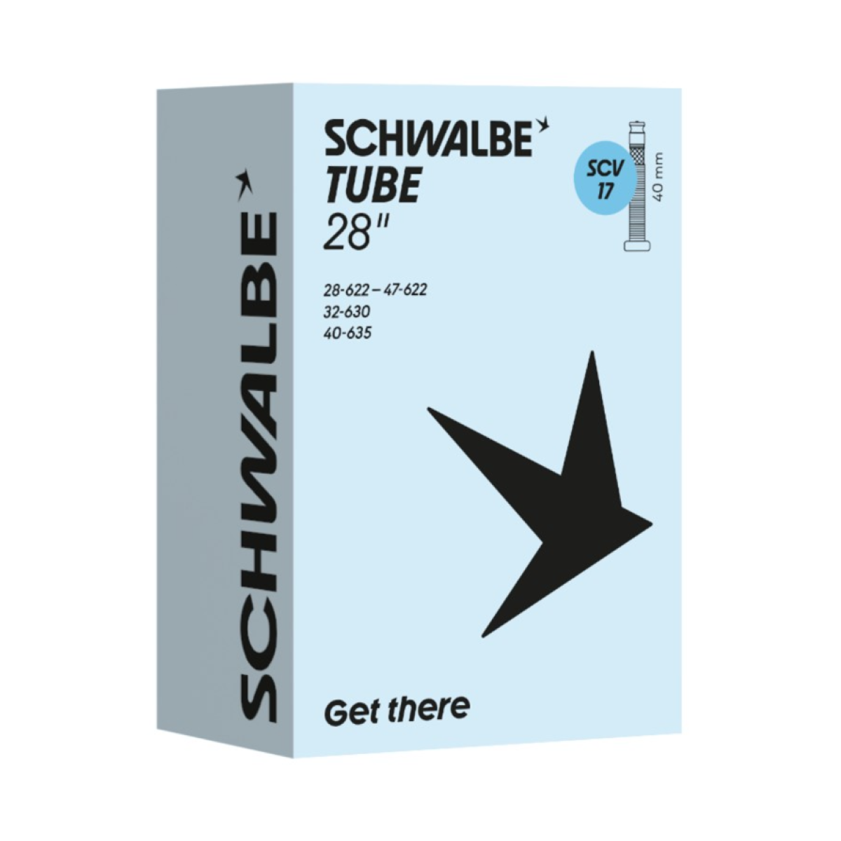 Schwalbe 28" kamera 17 | SCV CLIK Valve | 28/47-622/635