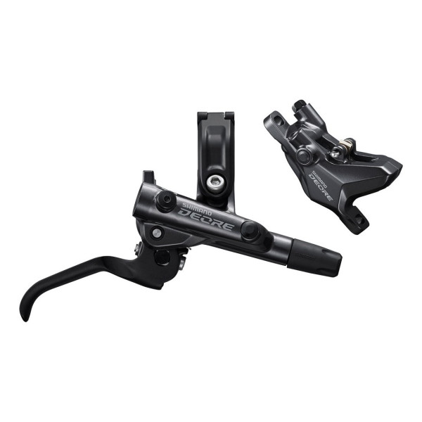 Shimano Deore BL-M6100 hidraulisko disku bremžu rokturis ar BR-M6100 suportsci | Labā | Aizmugurējā bremze Shimano Deore BL-M6100 hidraulisko disku bremžu rokturis ar BR-M6100 suportsci | Labā | Aizmugurējā bremze