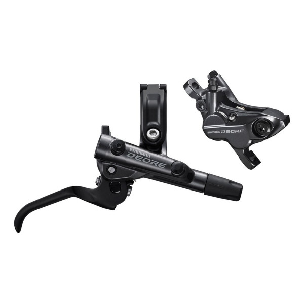 Shimano Deore BL-M6100 hidraulisko disku bremžu rokturis ar BR-M6120 suports | Labā | Aizmugurējā | Sveķi