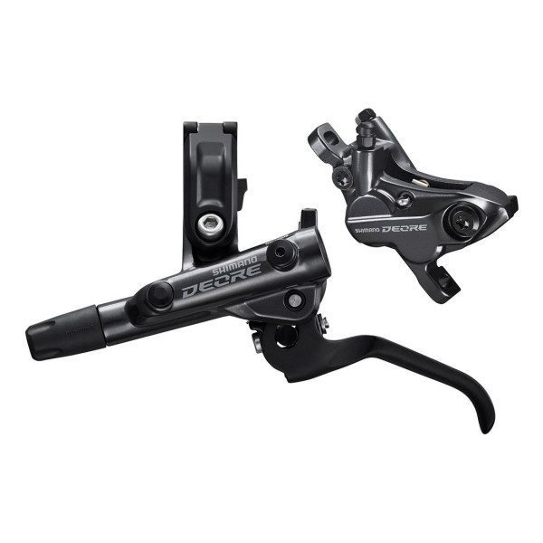 Shimano Deore BL-M6100 hidraulisko disku bremžu rokturis ar BR-M6120 suportsmentu | Kreisā | Priekšējā | Sveķi