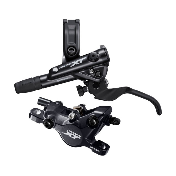 Shimano XT BL-M8100 hidraulisko disku bremžu rokturis ar BR-M8100 suports | Kreisais | Priekšējais Shimano XT BL-M8100 hidraulisko disku bremžu rokturis ar BR-M8100 suports | Kreisais | Priekšējais
