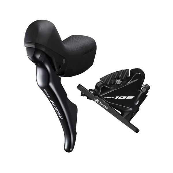 Shimano 105 ST-R7020 pārslēdzēju/bremžu rokturu komplekts ar BR-R7070 suports | 2 ātrumi | Kreisais | Priekšējais