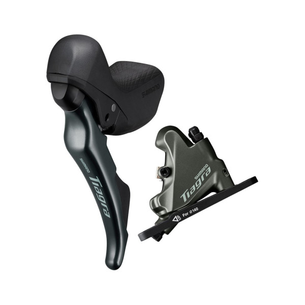 Shimano Tiagra ST-4720 pārslēdzēju/bremžu rokturu komplekts ar BR-R4770 suports | 2 ātrumi | Kreisais | Priekšējais