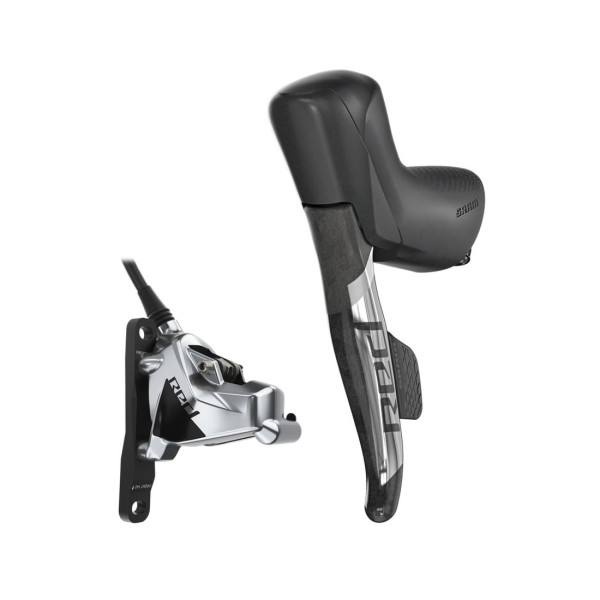 SRAM Red eTap AXS HRD pārslēdzēju/bremžu rokturu komplekts ar suports | 2 ātrumi | Kreisā | Priekšējā | Plakanā montāža