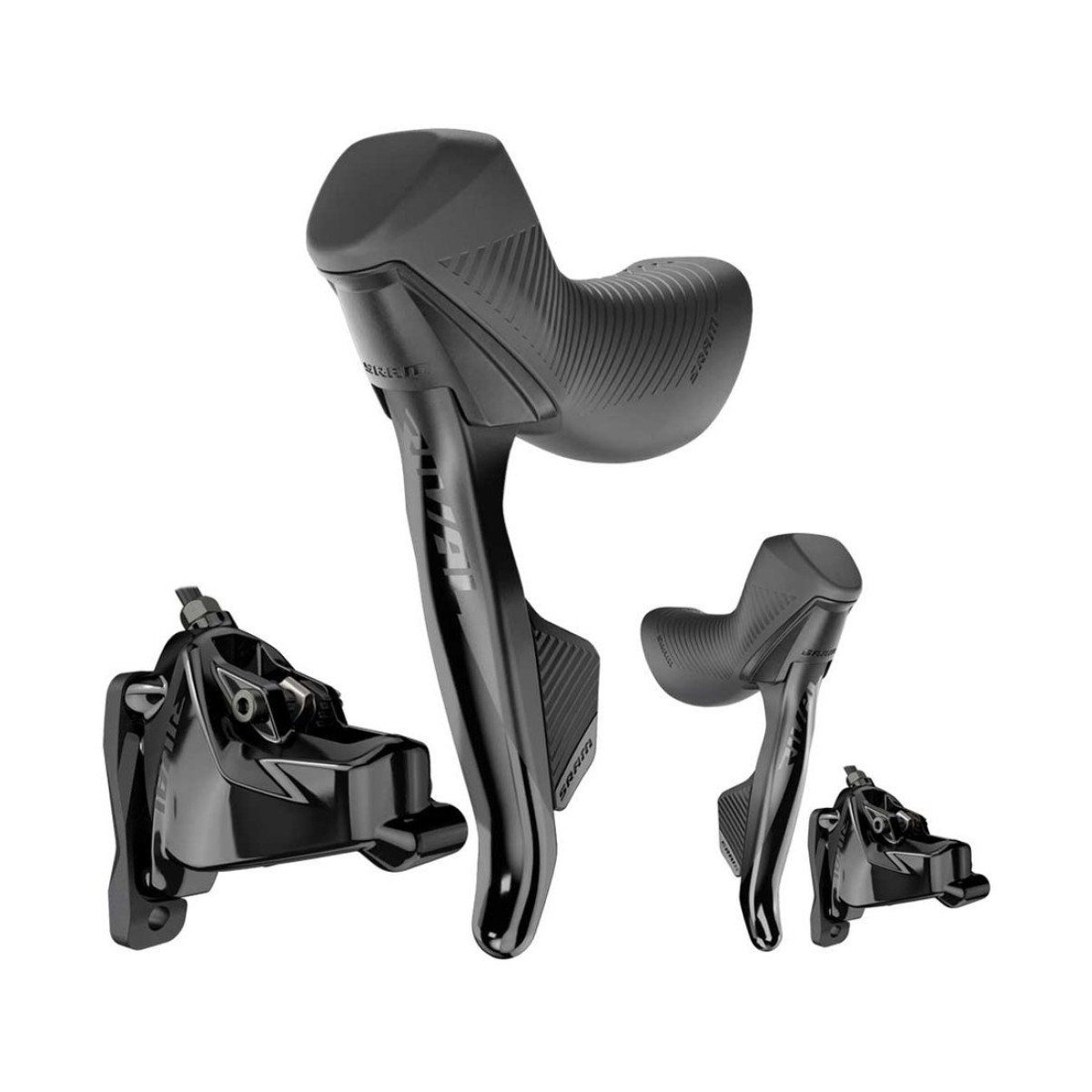 SRAM Rival eTap AXS HRD pārslēdzēju/bremžu rokturu komplekts ar suports | 2 ātrumi | Kreisā | Priekšā