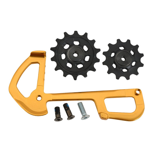 SRAM XX1 Eagle aizmugurējā aizmugurējā pārslēdzēja rullīši ar kāju ar kāju | 12 ātrumu | Zelts