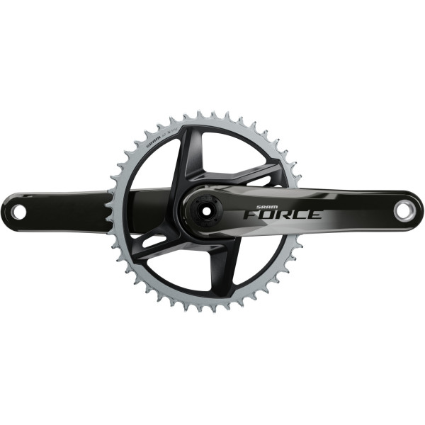 SRAM Force 1 AXS DUB klaņi | 46T, 1x12 ātrumu (melns/sudrabots)
