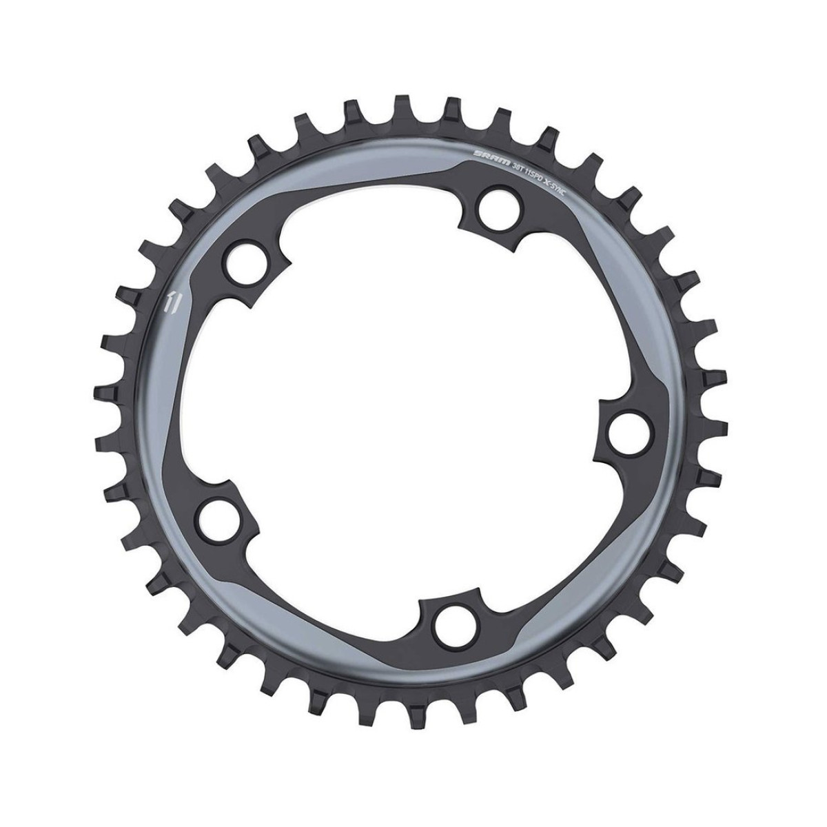 SRAM Force 1/Rival 1/CX 1 X-Sync zobrats | 110 BCD | 1x11 ātrumu | Pelēks