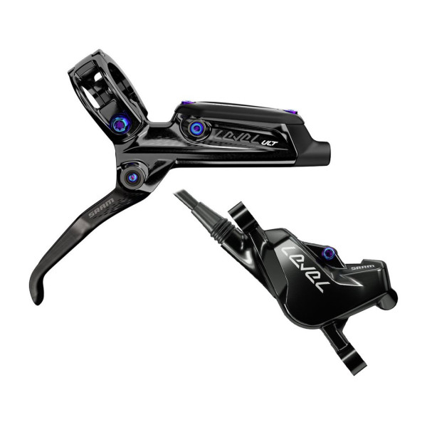 SRAM Level Ultimate hidraulisko disku bremžu rokturis ar suports | Kreisā | Priekšējā | Rainbow SRAM Level Ultimate hidraulisko disku bremžu rokturis ar suports | Kreisā | Priekšējā | Rainbow
