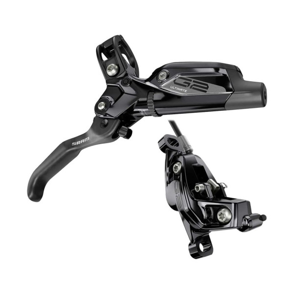 SRAM G2 Ultimate hidraulisko disku bremžu rokturis ar suports | Labā | Aizmugurējā | Melna