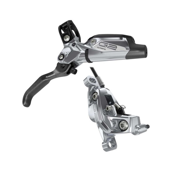 SRAM G2 Ultimate hidraulisko disku bremžu rokturis ar suports | Kreisā | Priekšējā | Pelēkā krāsā