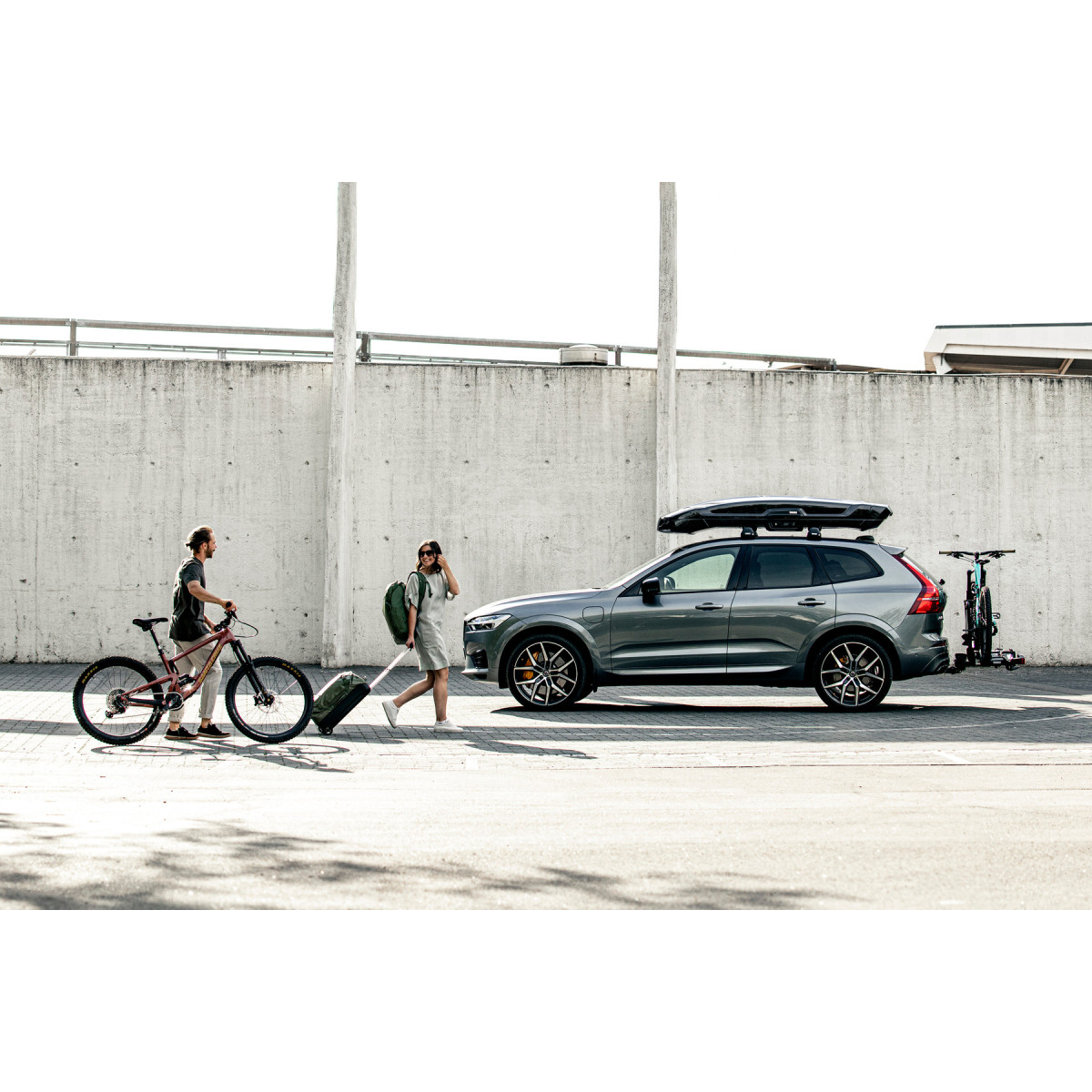 Thule EasyFold XT FIX4BIKE velosipēdu turētājs | 2 velosipēdi | Black - Aluminium