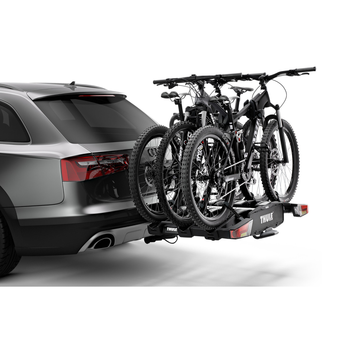Thule EasyFold XT 3 melns velosipēdu turētājs